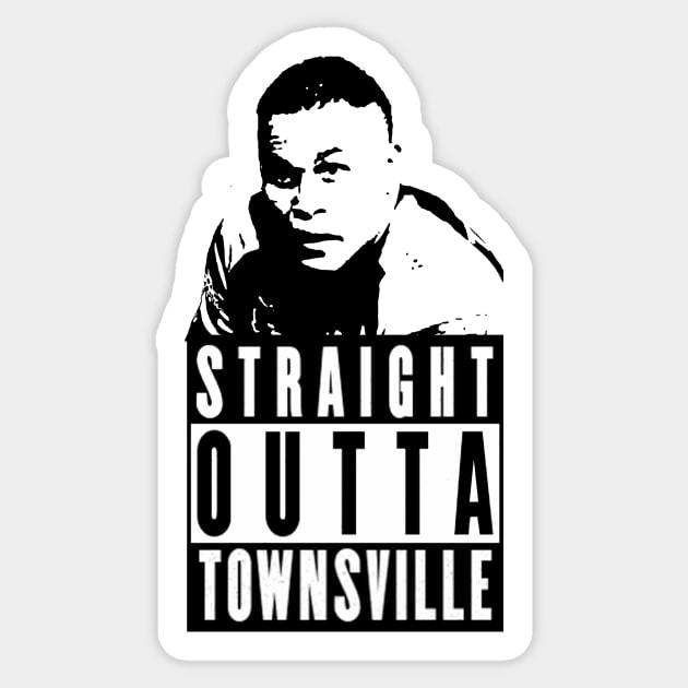 North Queensland Cowboys - Matty Bowen - STRAIGHT OUTTA TOWNSVILLE Sticker by OG Ballers